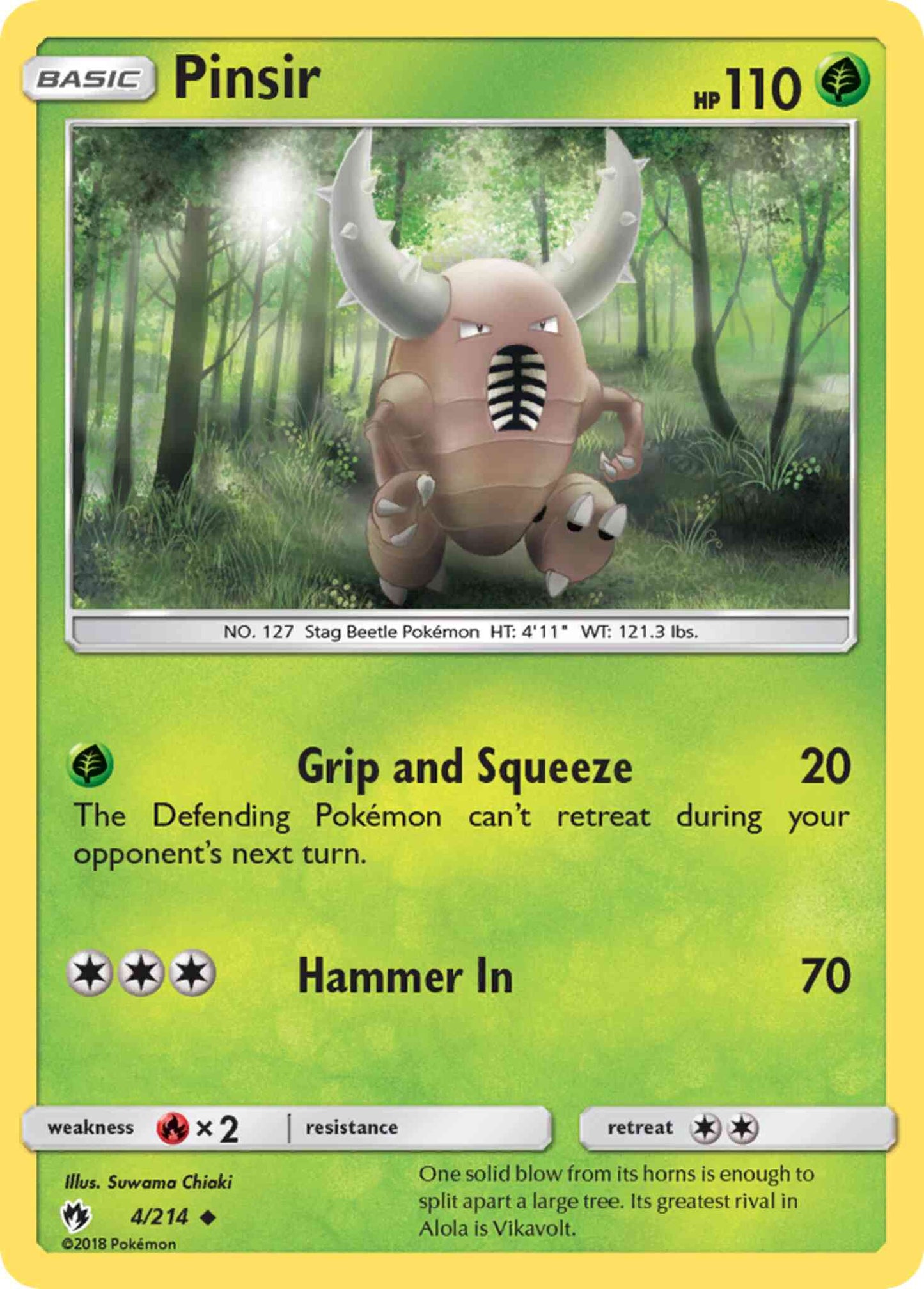 Pinsir - 4/214 - Uncommon [sm8-4] [Non-Holo]