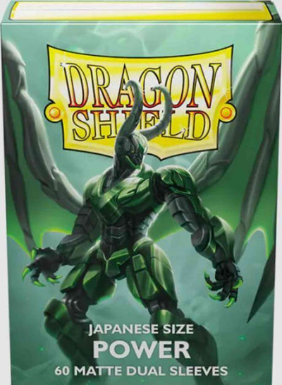 Dragon Shield Matte Dual Sleeves - Japanese Size - 60ct - Power
