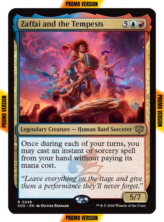 Zaffai and the Tempests [246p] [Promo Pack] [Secrets of Strixhaven Promos] [Non-Foil]