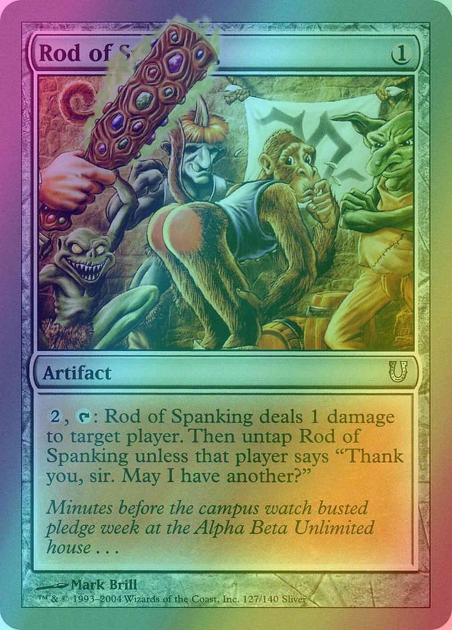 Rod of Spanking [127] [Unhinged] [Foil]