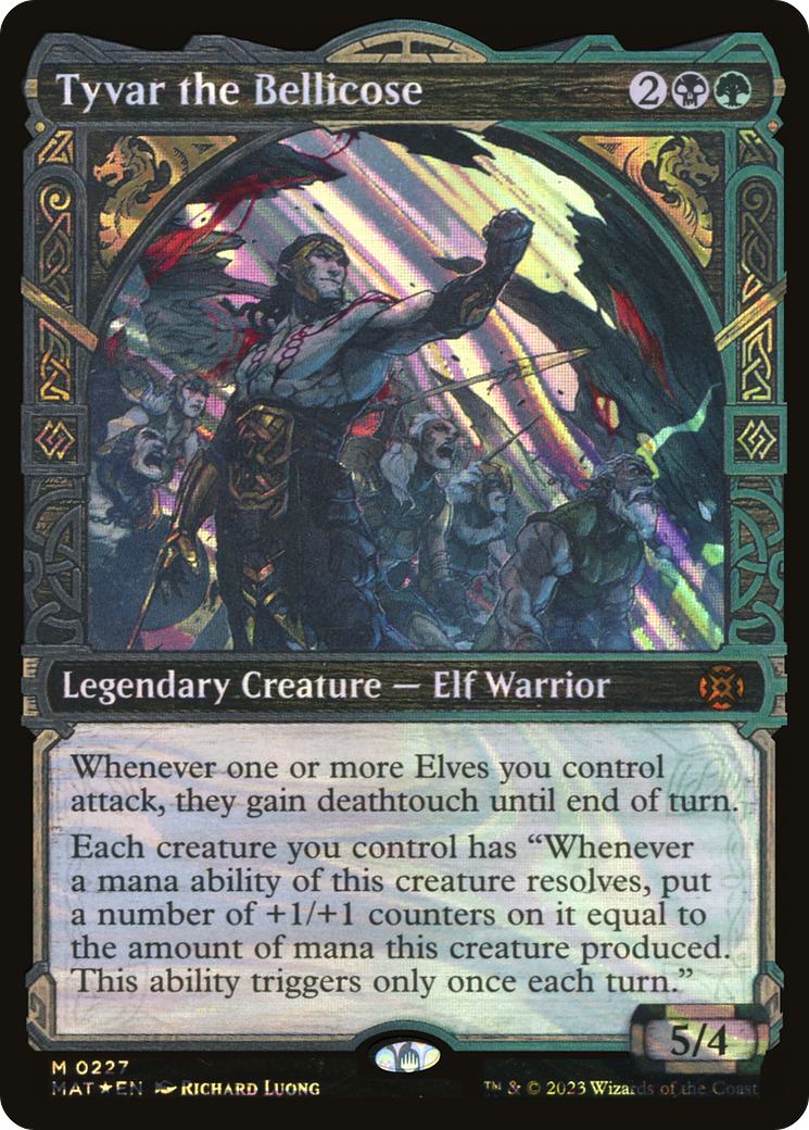 Tyvar the Bellicose [227] [Planar Showcase] [March of the Machine: The Aftermath] [Halo Foil]
