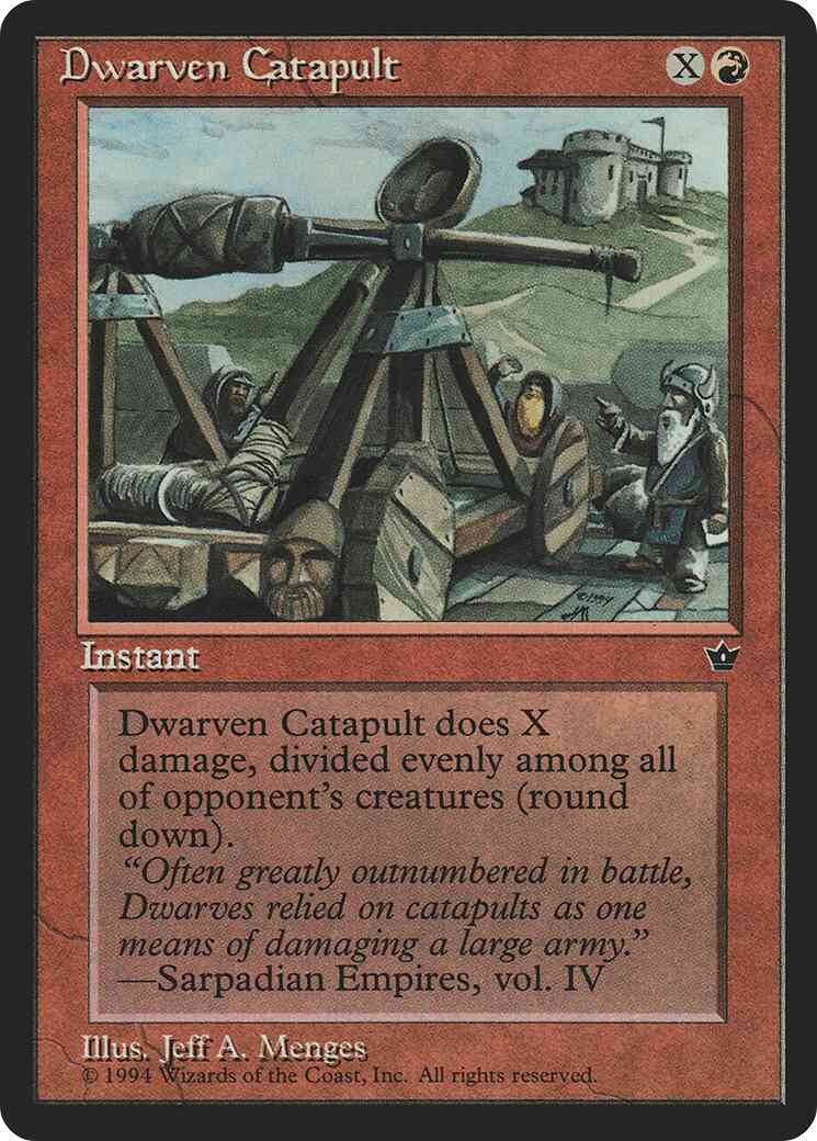 Dwarven Catapult [51] [Fallen Empires] [Non-Foil]