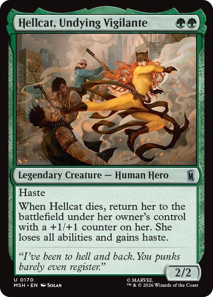 Hellcat, Undying Vigilante [170] [Marvel Super Heroes] [Non-Foil]