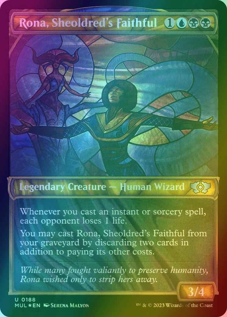 Rona, Sheoldred's Faithful [188] [Planar Showcase] [Multiverse Legends] [Halo Foil]