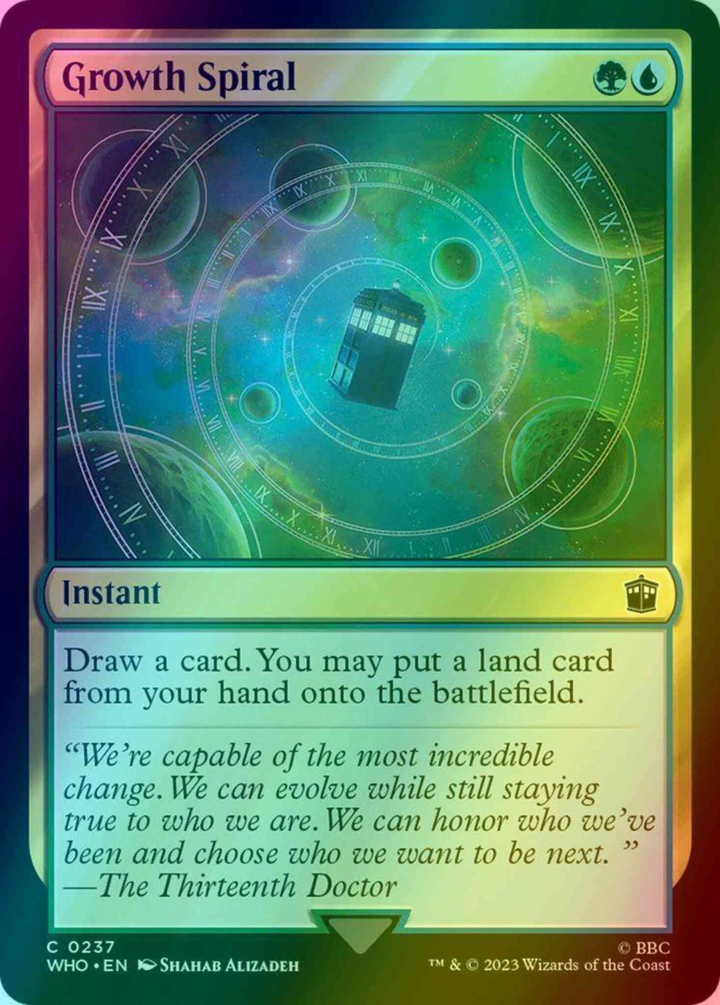 Growth Spiral [237] [Universes Beyond: Doctor Who] [Foil]