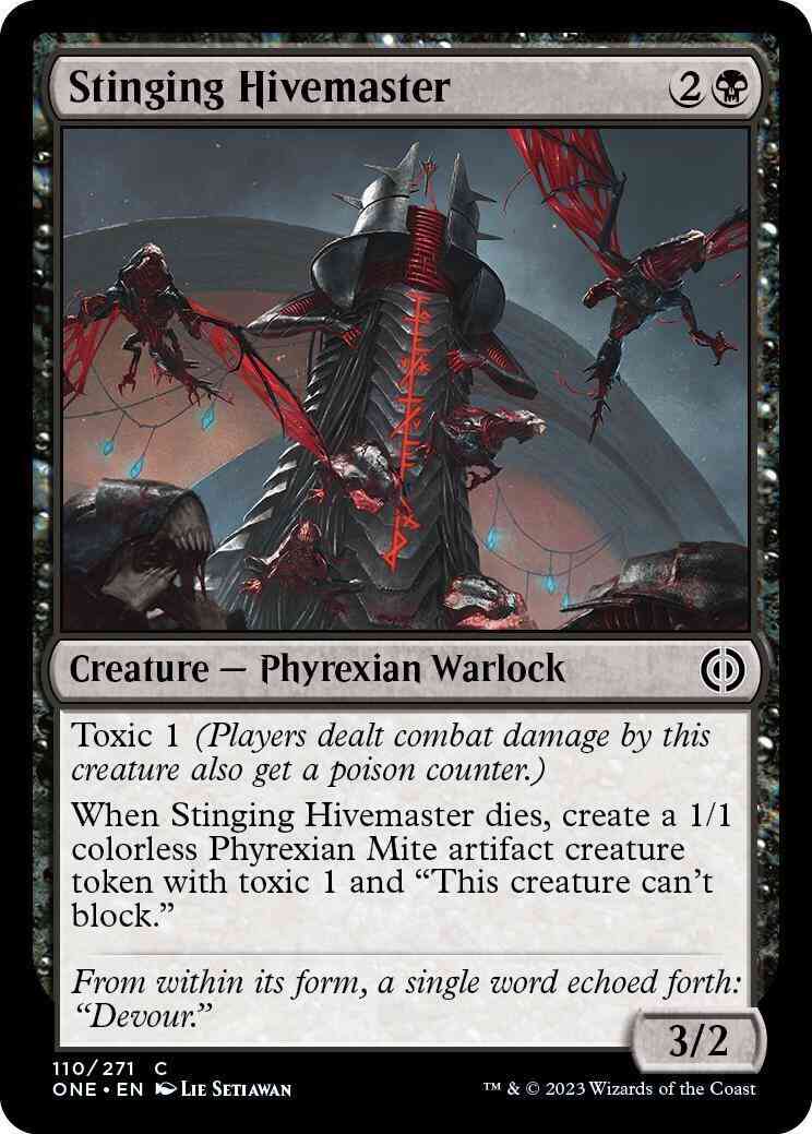 Stinging Hivemaster [110] [Phyrexia: All Will Be One] [Non-Foil]