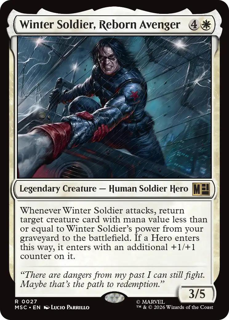 Winter Soldier, Reborn Avenger [27] [Marvel Super Heroes: Commander] [Non-Foil]