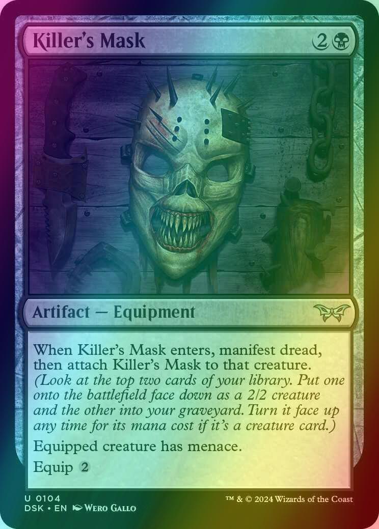 Killer's Mask [104] [Duskmourn: House of Horror] [Foil]