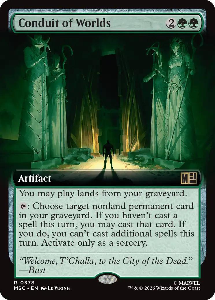 Conduit of Worlds [378] [Extended Art] [Marvel Super Heroes: Commander] [Non-Foil]