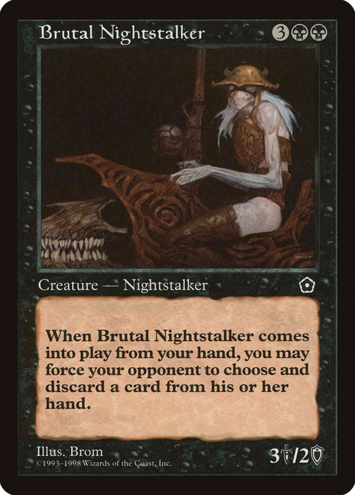 Brutal Nightstalker [64] [Portal Second Age] [Non-Foil]