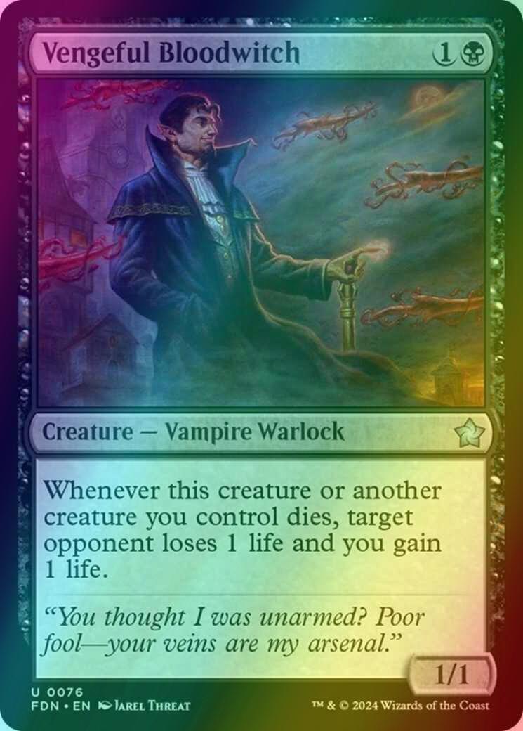 Vengeful Bloodwitch [76] [Foundations] [Foil]
