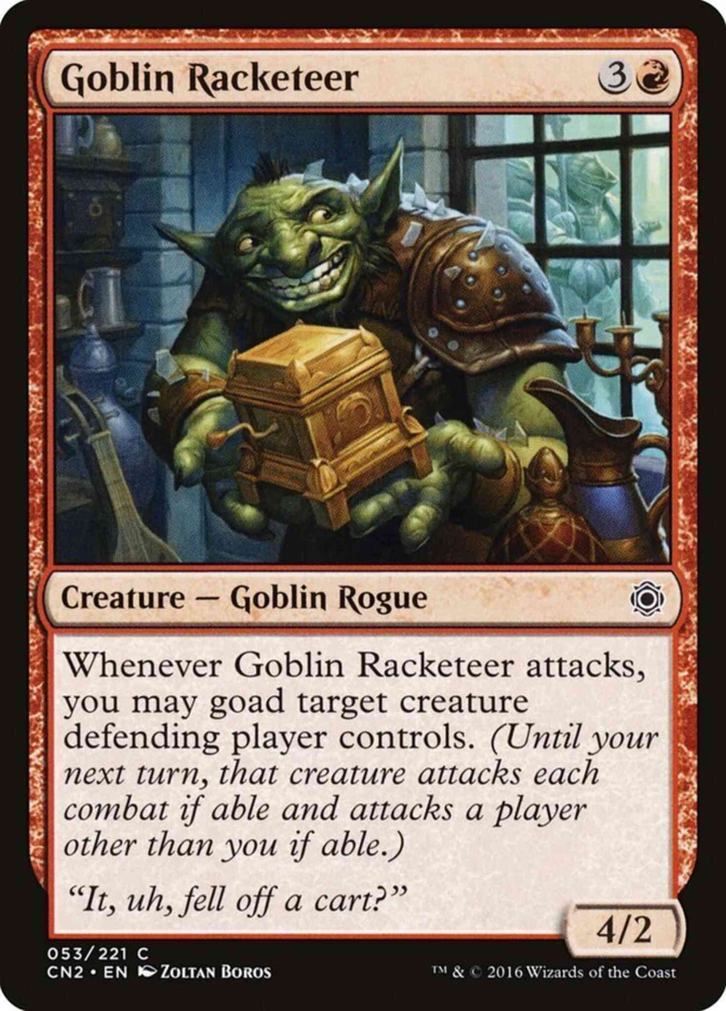 Goblin Racketeer [53] [Conspiracy Take The Crown] [Non-Foil]