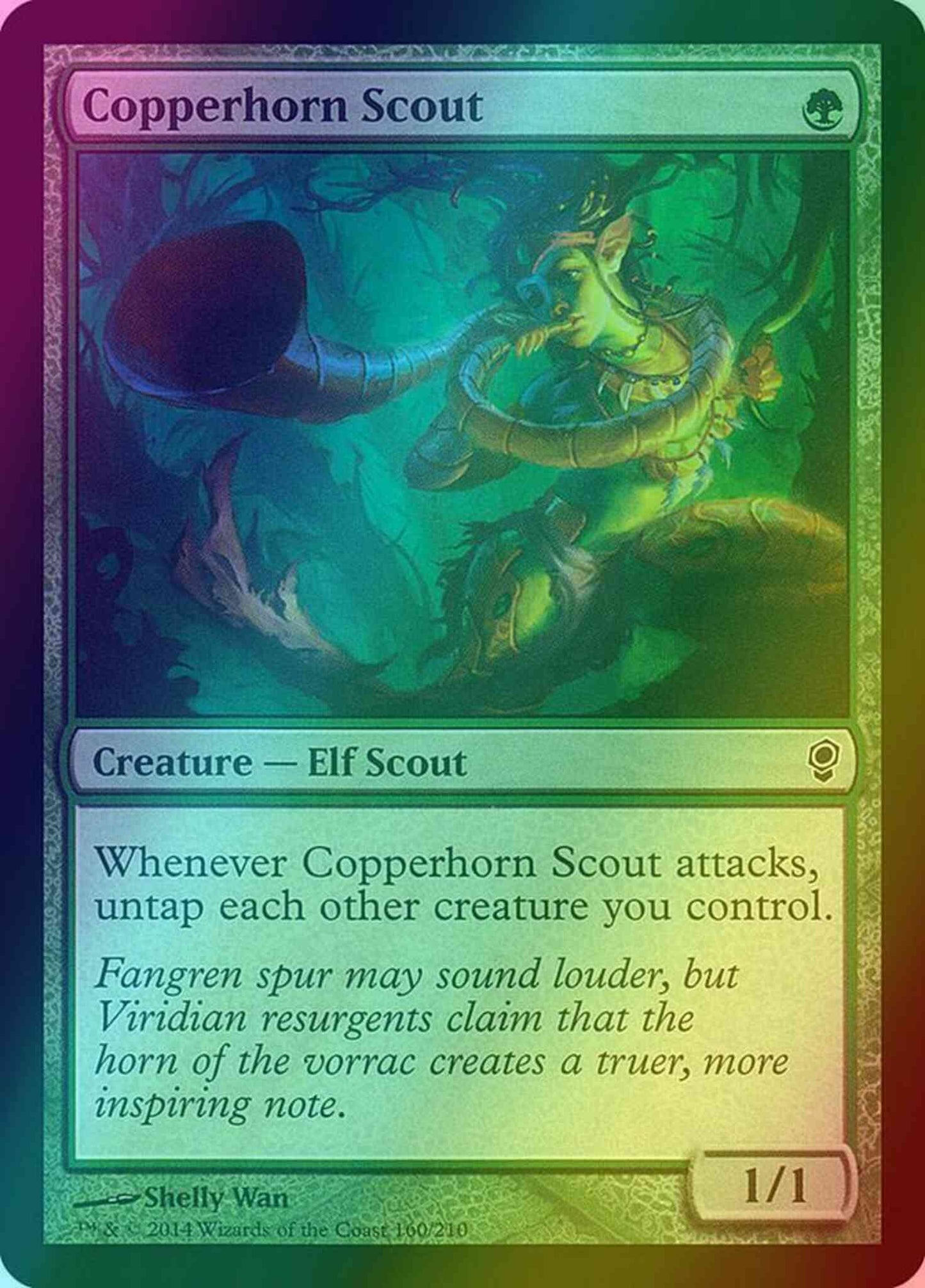 Copperhorn Scout [160] [Conspiracy] [Foil]