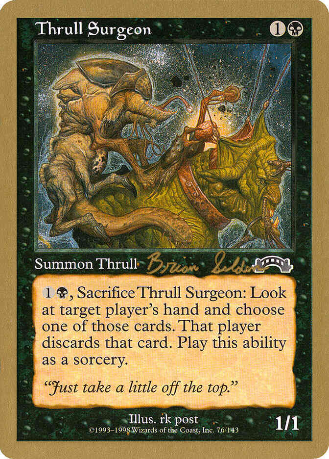 Thrull Surgeon [bs76] [World Championship Decks 1998] [Non-Foil]