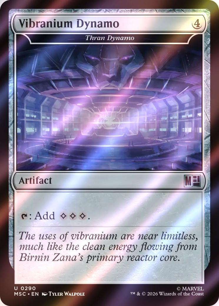 Vibranium Dynamo - Thran Dynamo [290] [Marvel Super Heroes: Commander] [Surge Foil]