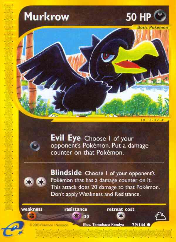Murkrow - 79/144 - Common [ecard3-79] [Reverse Holo]