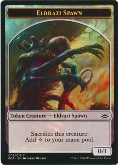 Eldrazi Spawn Token (02) // Eldrazi Token (01) [Planechase Anthology Tokens] [Non-Foil]