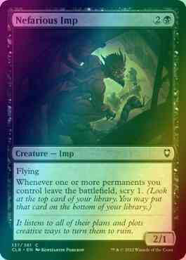 Nefarious Imp [137] [Commander Legends: Battle for Baldur's Gate] [Foil]