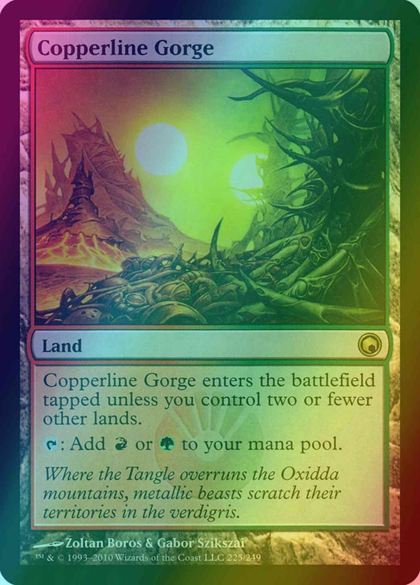 Copperline Gorge [225] [Scars Of Mirrodin] [Foil]