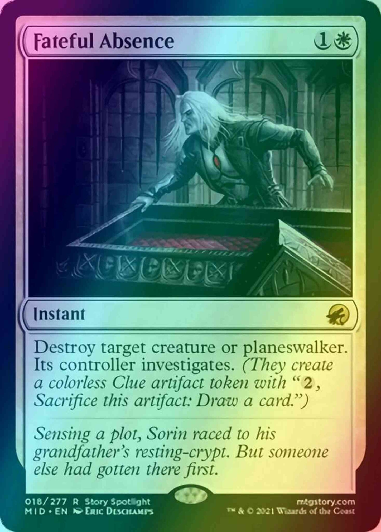 Fateful Absence [18] [Innistrad: Midnight Hunt] [Foil]