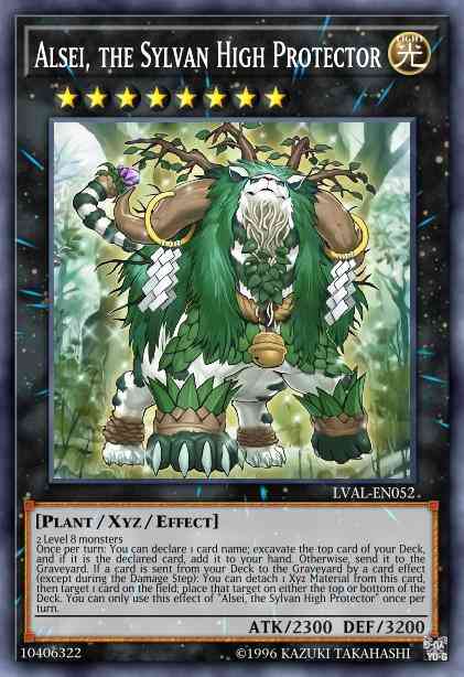 Alsei, the Sylvan High Protector - LVAL-EN052 - Ultra Rare - 1st Edition