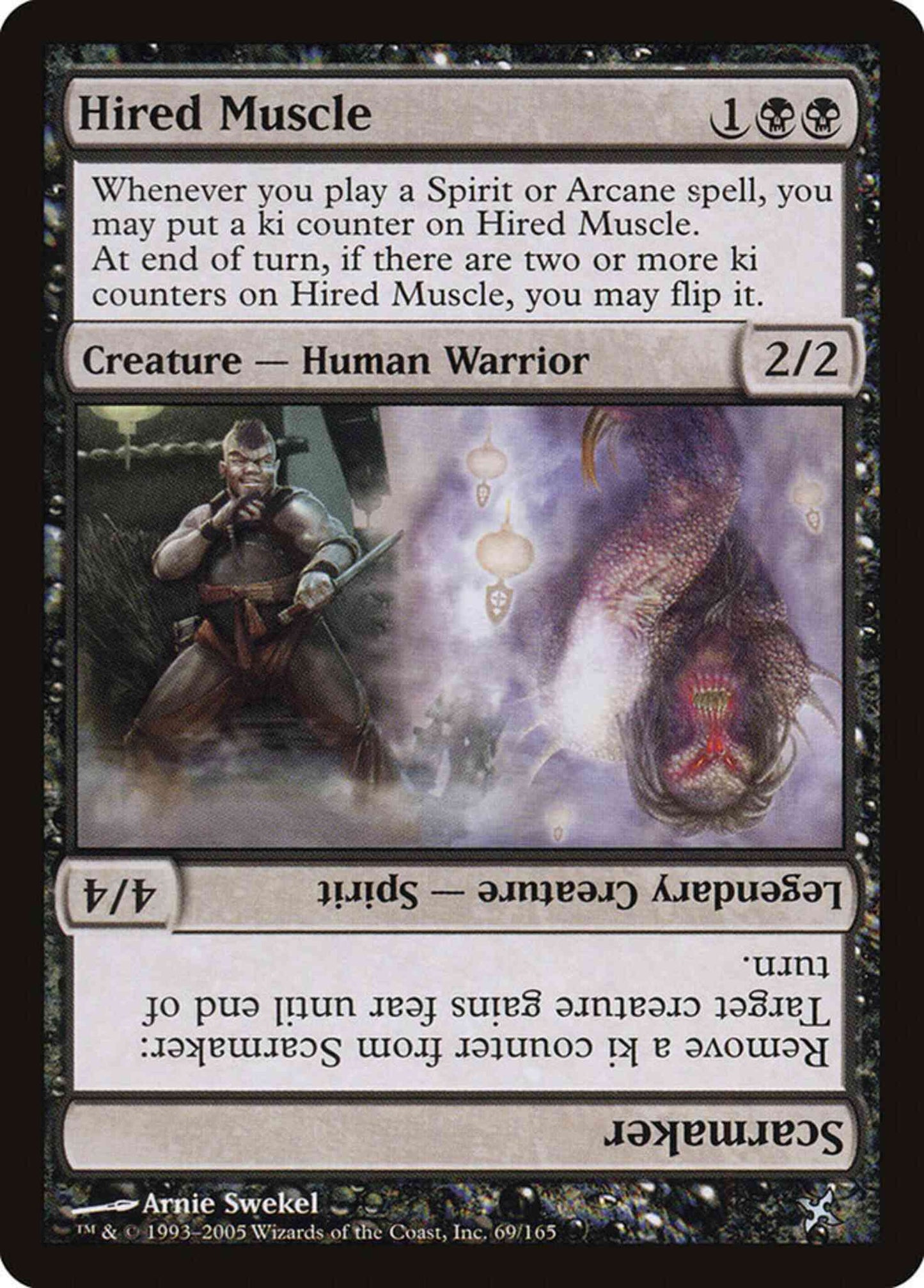Hired Muscle // Scarmaker [69] [Betrayers of Kamigawa] [Non-Foil]
