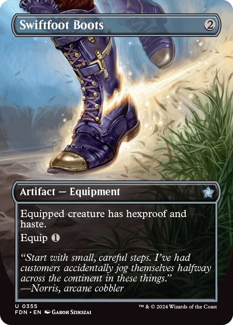 Swiftfoot Boots [355] [Borderless] [Foundations] [Non-Foil]