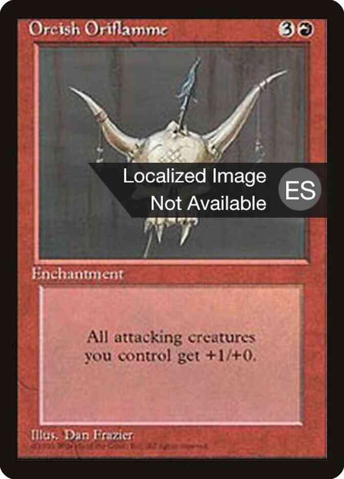 Orcish Oriflamme - Chinese [215] [Fourth Edition Black Border: Chinese] [Non-Foil]