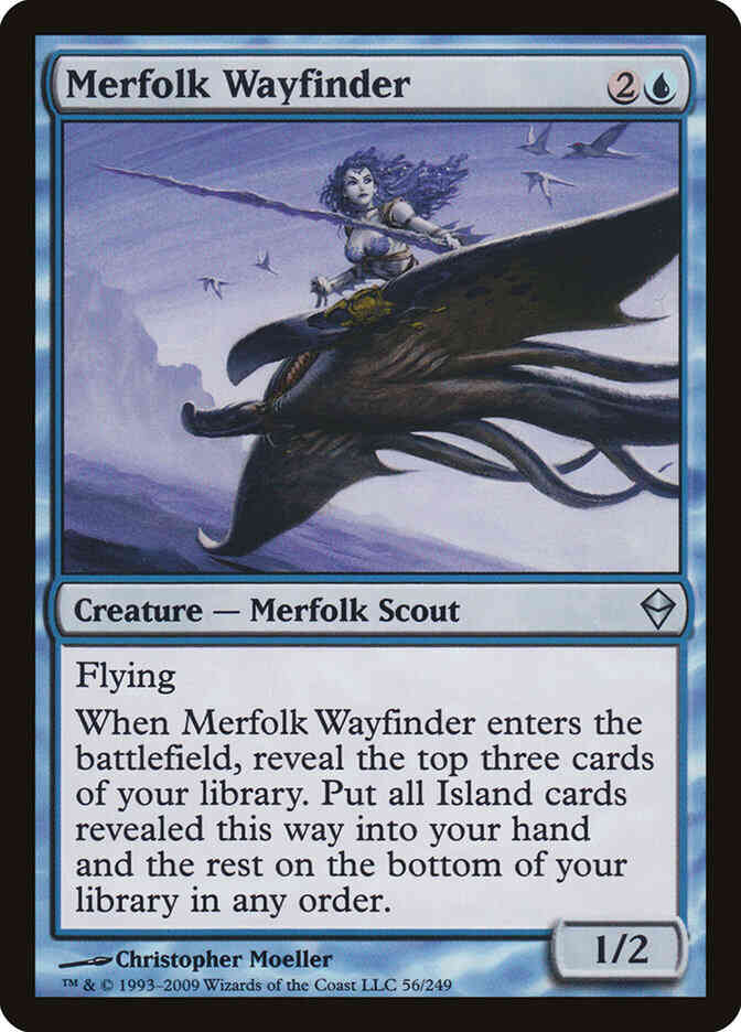 Merfolk Wayfinder [56] [Zendikar] [Non-Foil]