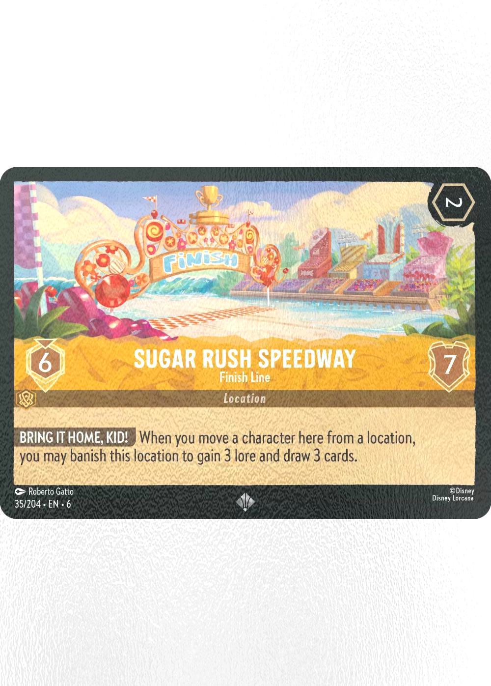 Sugar Rush Speedway - Finish Line - 35/204 [Azurite Sea] [Cold Foil]