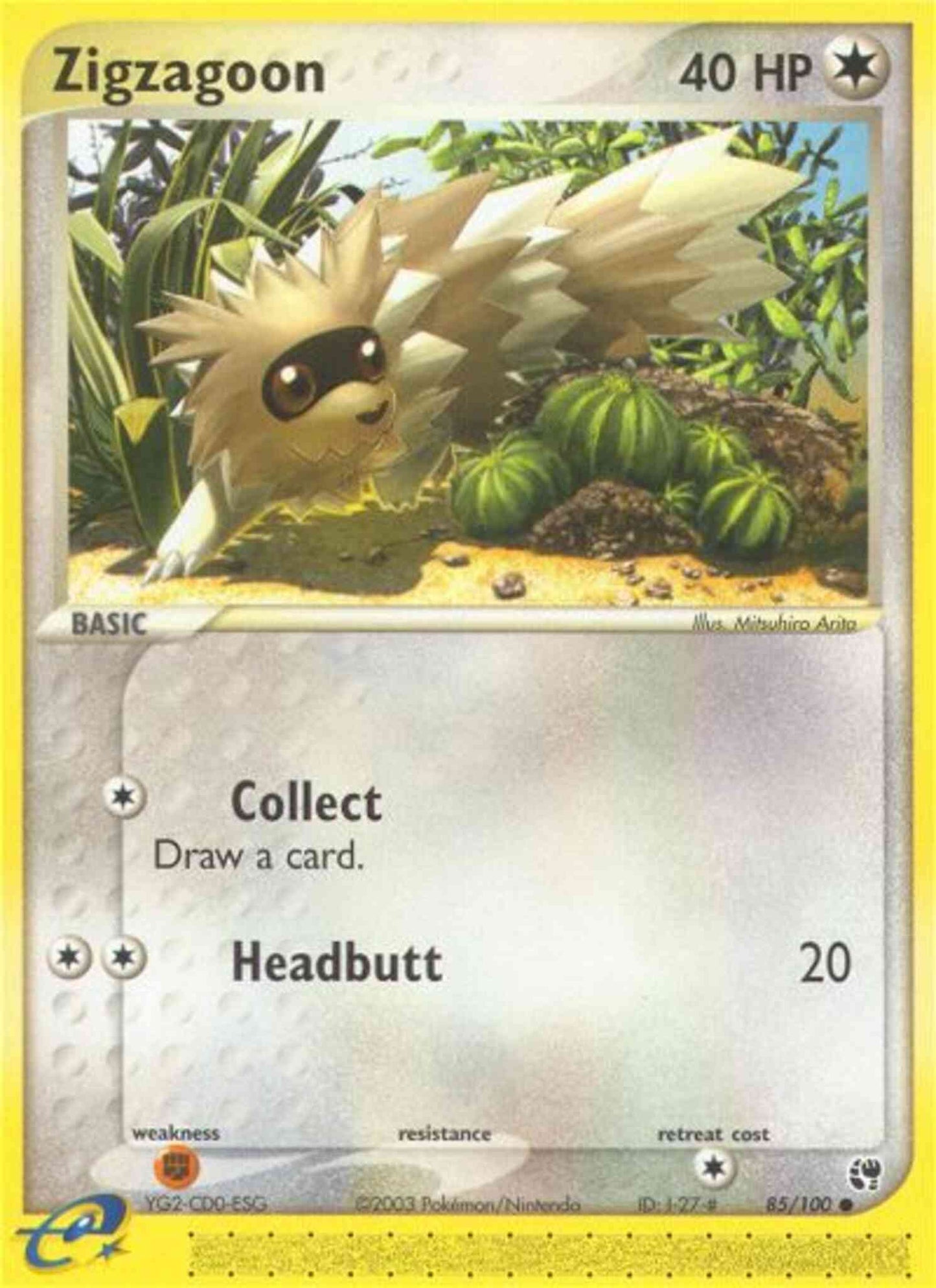 Zigzagoon - 85/100 - Common [ex2-85] [Non-Holo]