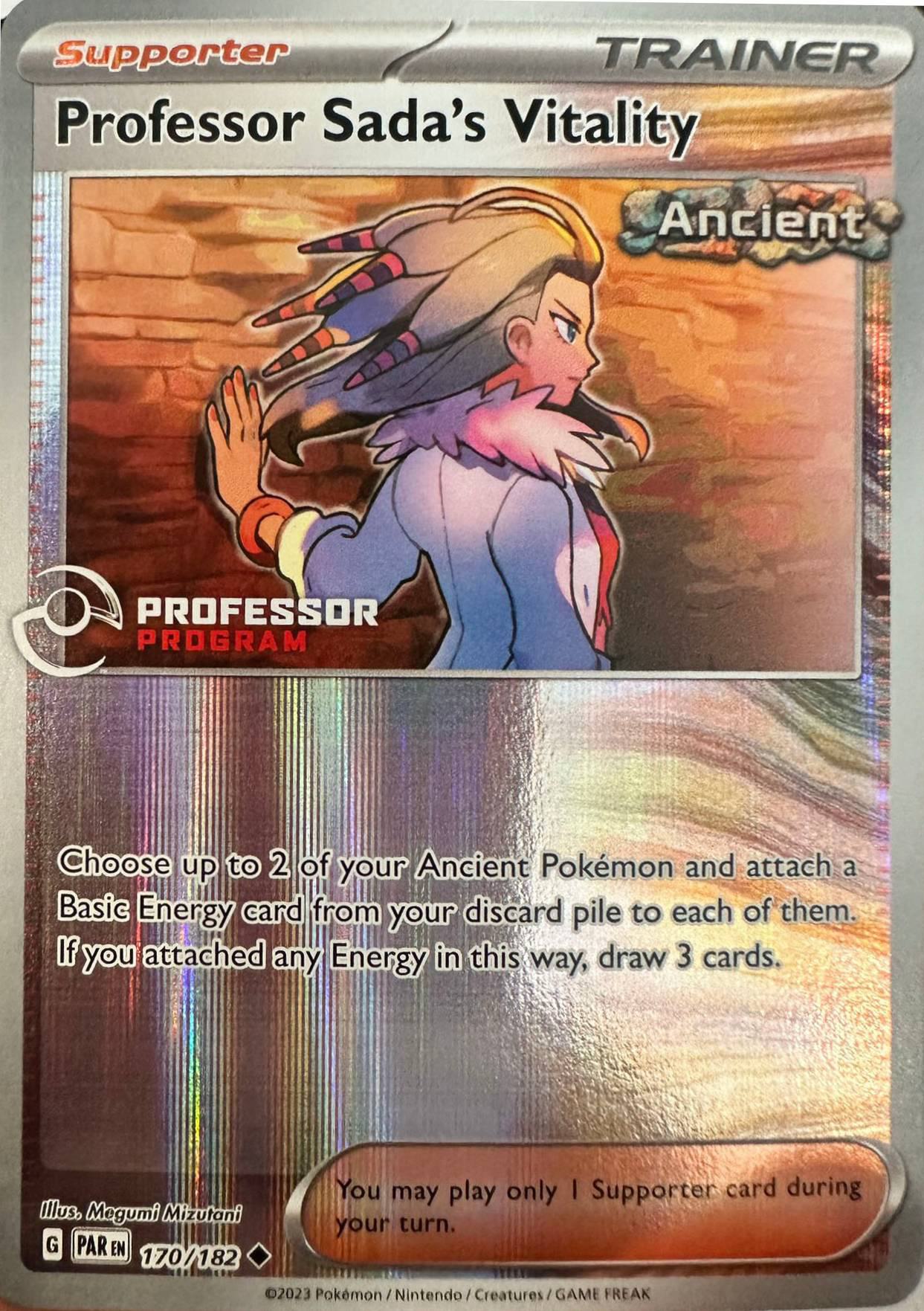 Professor Sada's Vitality - 170/182 - Promo [Professor Seminar] [sv04msp-170] [Reverse Holo]