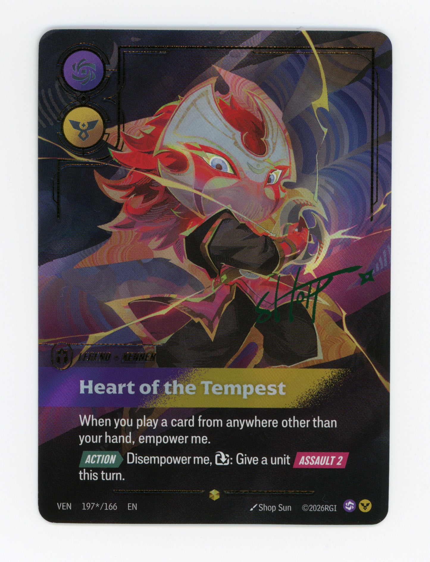 Heart of the Tempest (Kennen) — Signature|Foil — ID 19203