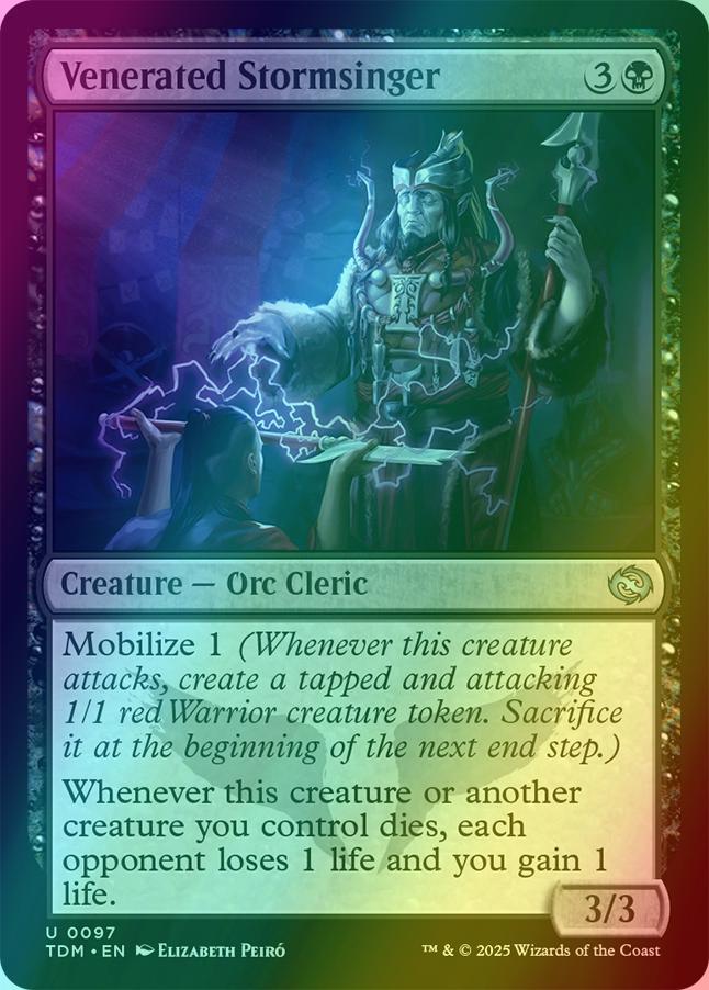 Venerated Stormsinger [97] [Tarkir: Dragonstorm] [Foil]