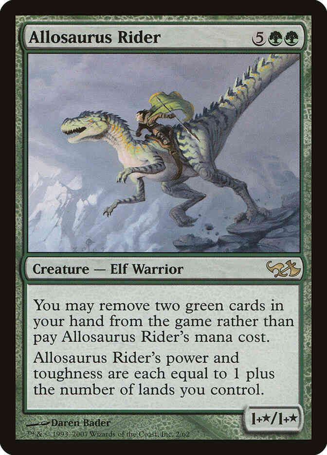 Allosaurus Rider [2] [Duel Decks: Elves vs. Goblins] [Non-Foil]
