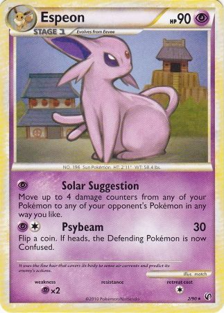 Espeon - Theme Deck - 2/90 - Rare Holo [hgss3-2] [Non-Holo]