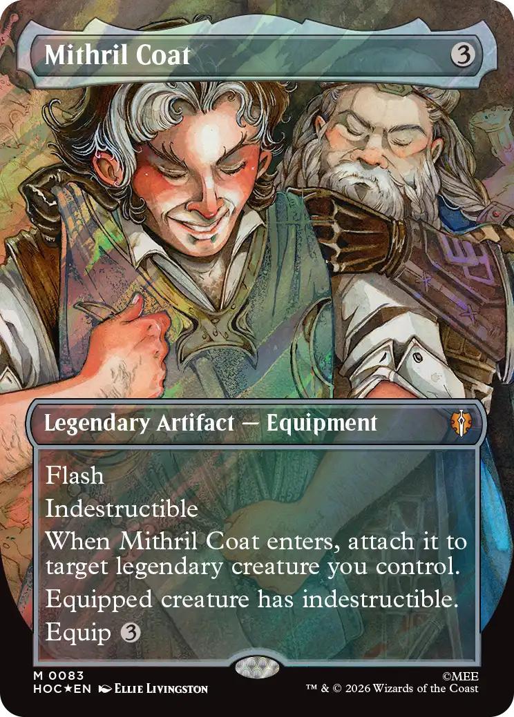 Mithril Coat [83] [Borderless] [Classic Artist] [The Hobbit: Commander] [Surge Foil]