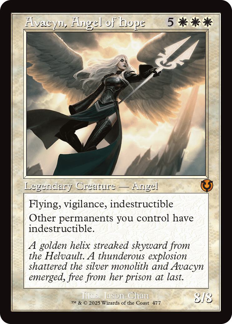 Avacyn, Angel of Hope [477] [Retro Frame] [Innistrad Remastered] [Foil]