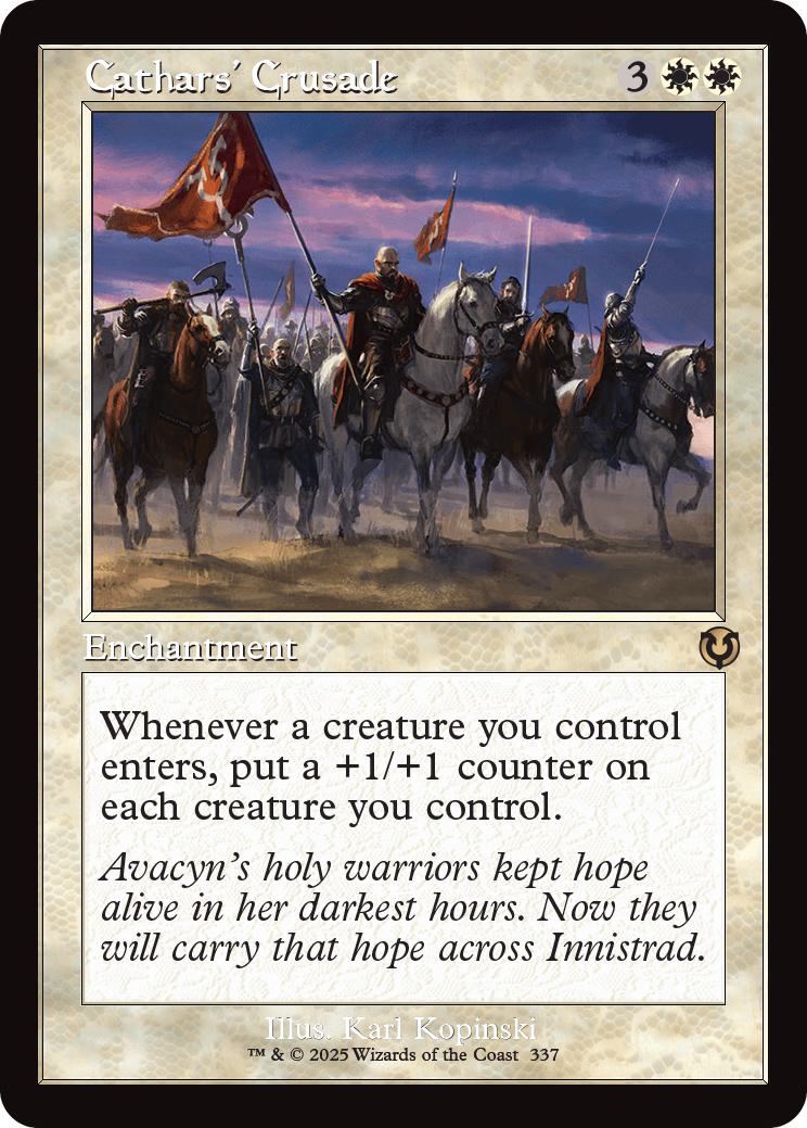 Cathars' Crusade [337] [Retro Frame] [Innistrad Remastered] [Non-Foil]