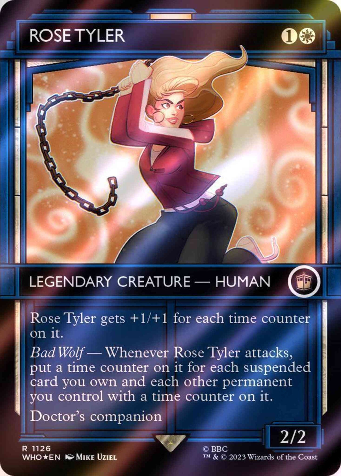 Rose Tyler [1126] [TARDIS Showcase] [Universes Beyond: Doctor Who] [Surge Foil]