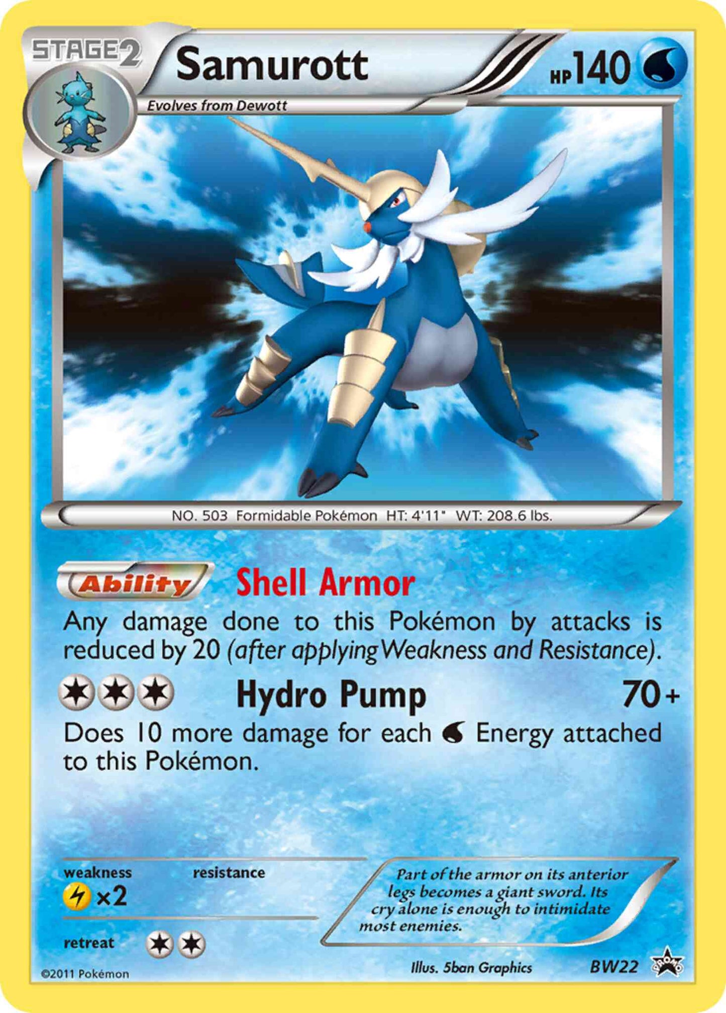 Samurott - BW22 - Promo [bwp-BW22] [Holo]