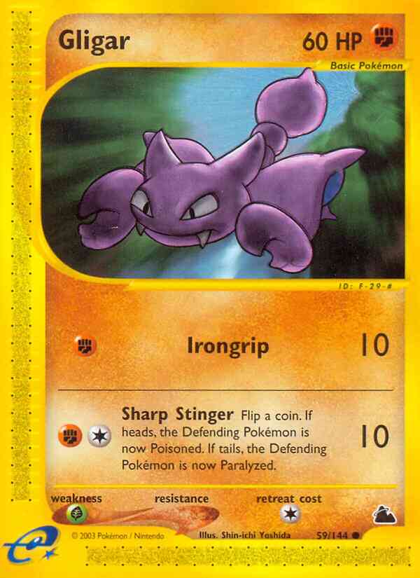 Gligar - 59/144 - Common [ecard3-59] [Non-Holo]
