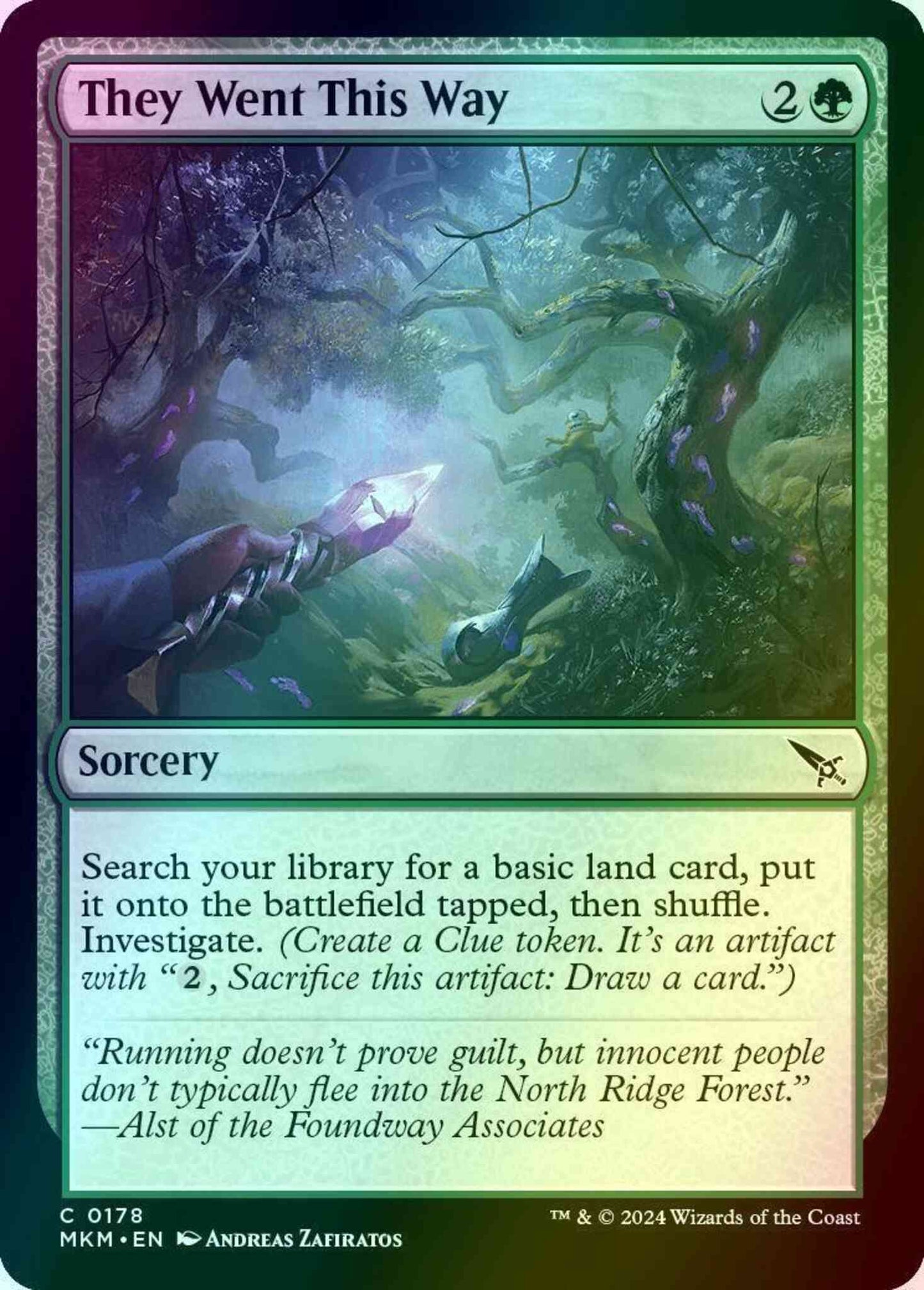 They Went This Way [178] [Murders at Karlov Manor] [Foil]