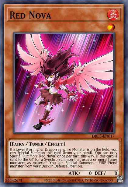 Red Nova - DRL3-EN017 - Secret Rare - 1st Edition