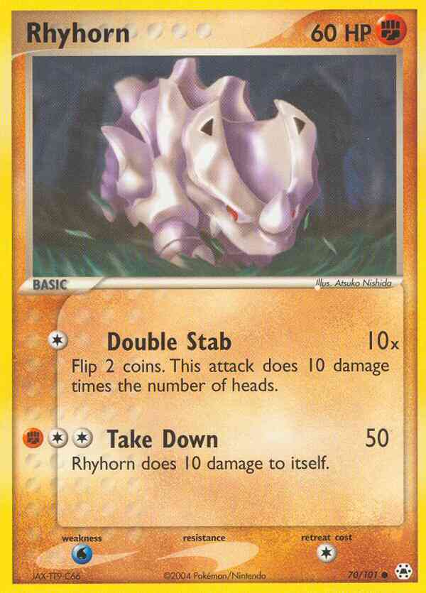 Rhyhorn - 70/101 - Common [ex5-70] [Non-Holo]