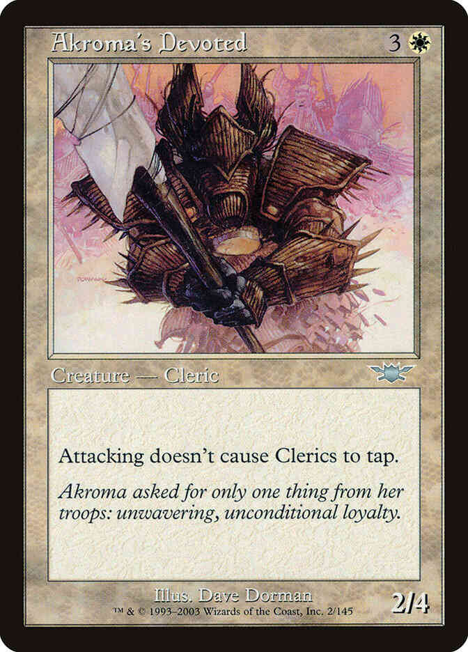 Akroma's Devoted [2] [Legions] [Non-Foil]