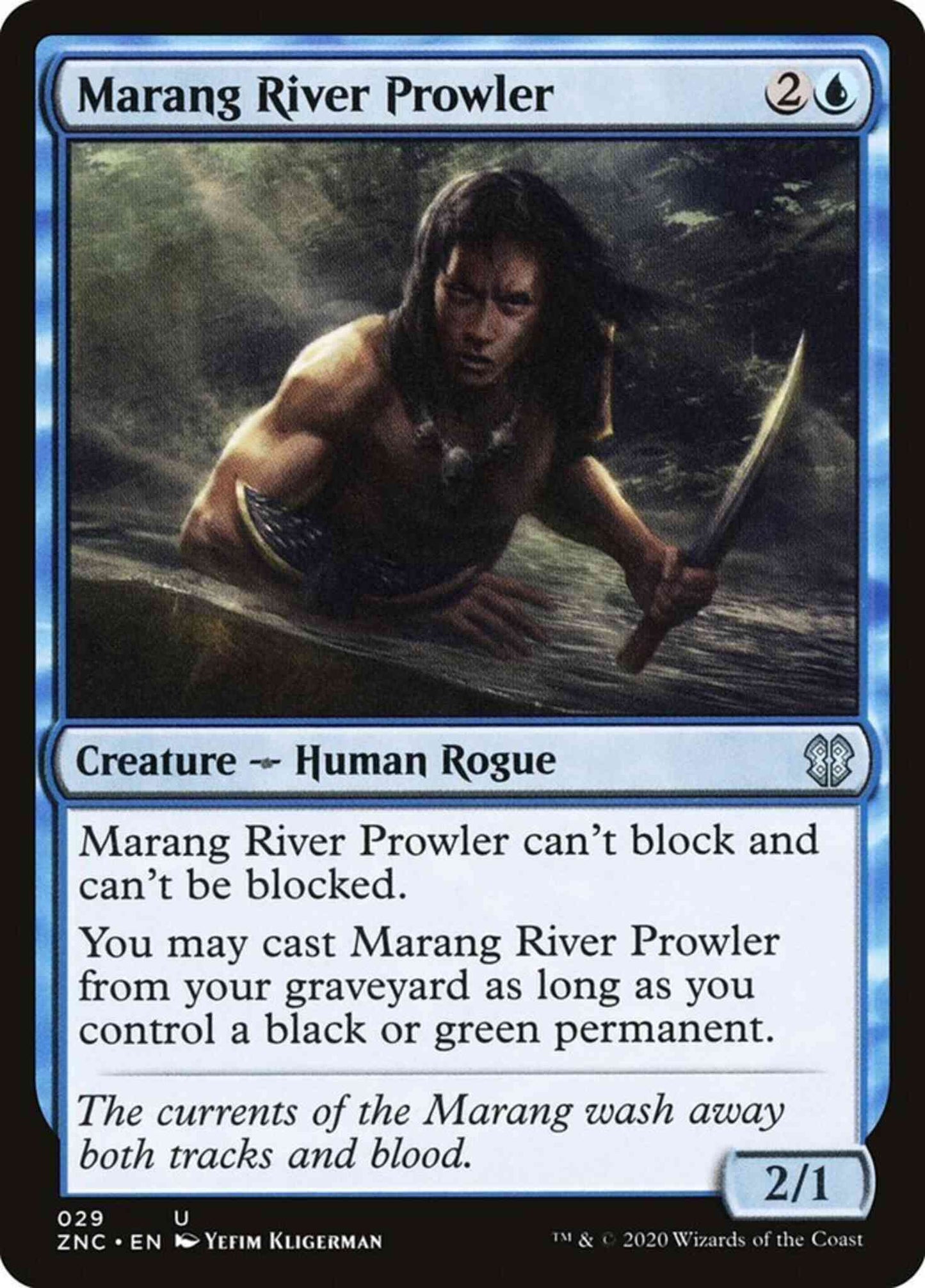 Marang River Prowler [29] [Zendikar Rising Commander] [Non-Foil]