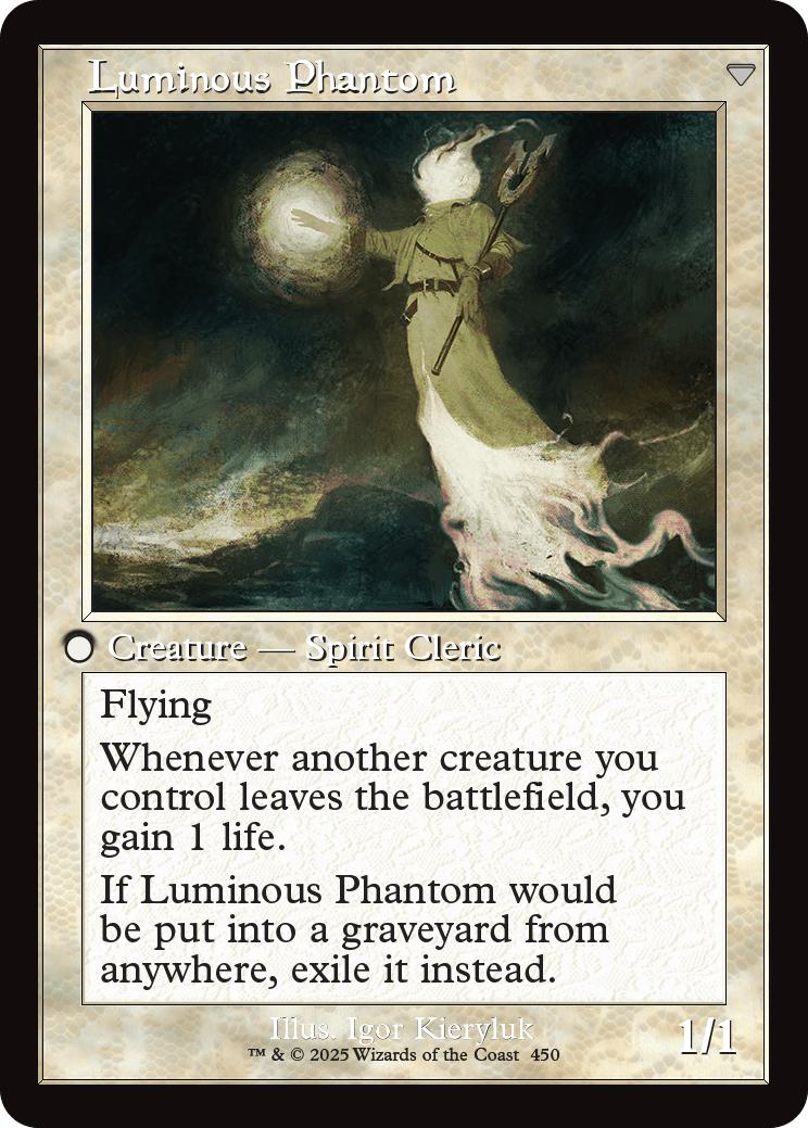 Lunarch Veteran // Luminous Phantom [450] [Retro Frame] [Innistrad Remastered] [Non-Foil]