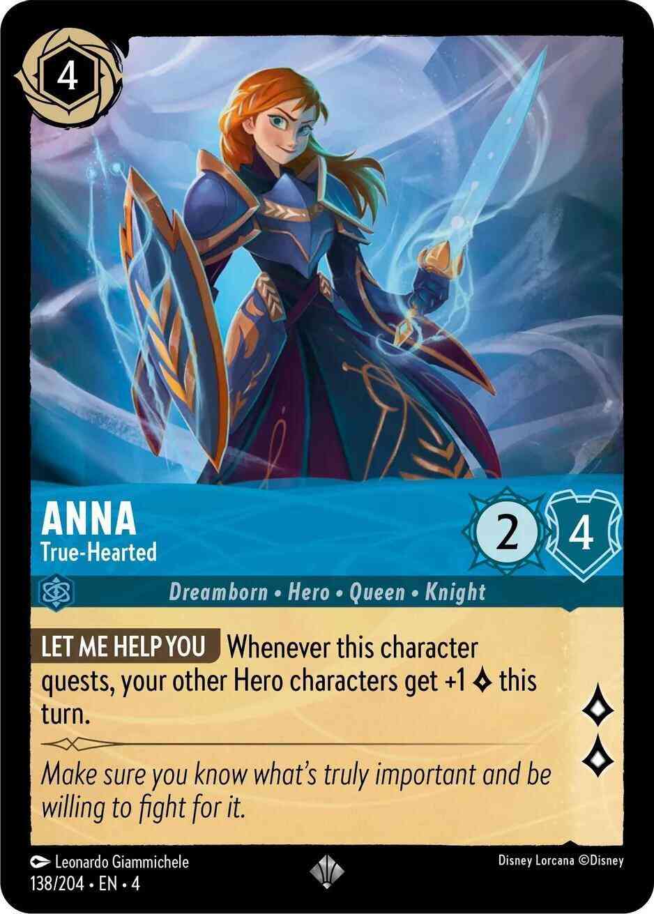 Anna - True-Hearted - 138/204 [Ursula's Return] [Non-Foil]