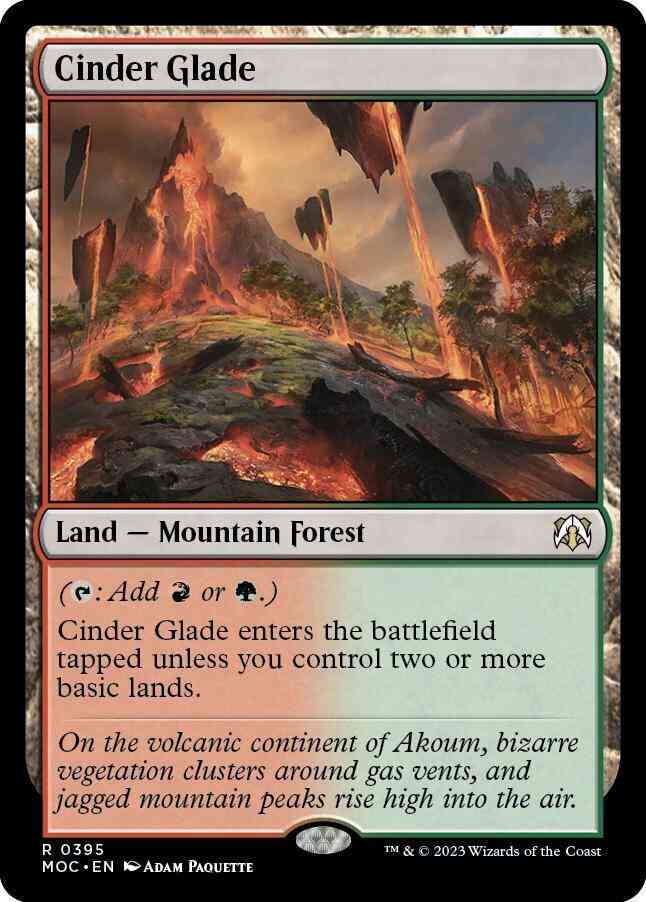 Cinder Glade [395] [March of the Machine: Commander] [Non-Foil]